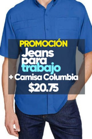 Promoción "Jeans + camisa tipo Columbia"